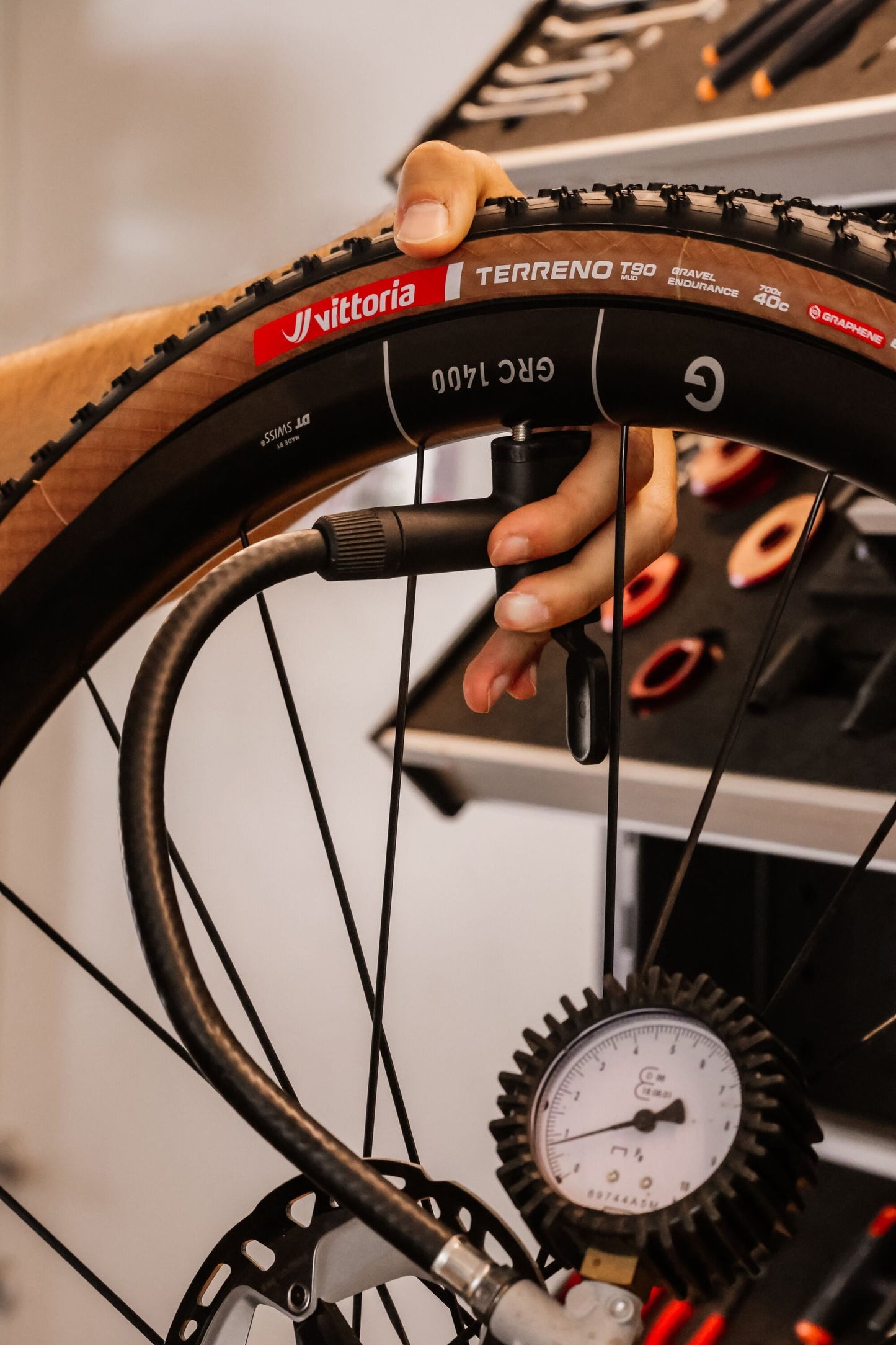 VITTORIA TERRENO T90 MUD GRAVEL ENDURANCE TLR E-50 FOLDING TYRE