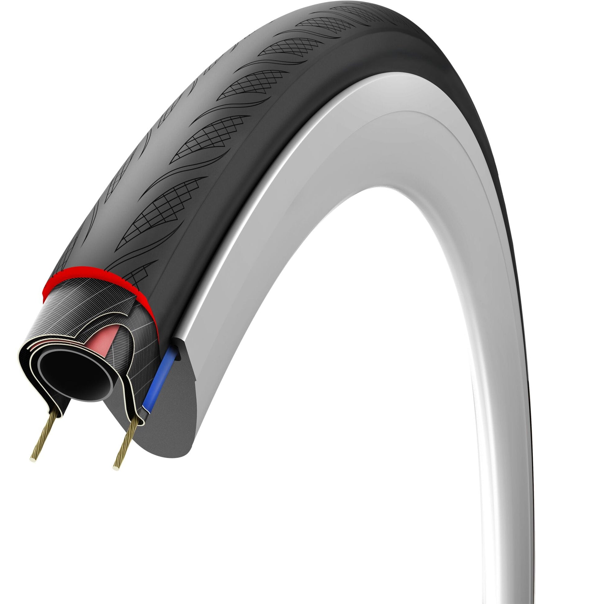 VITTORIA RUBINO V G2.0 700c FOLDING CLINCHER TYRE FULL BLACK