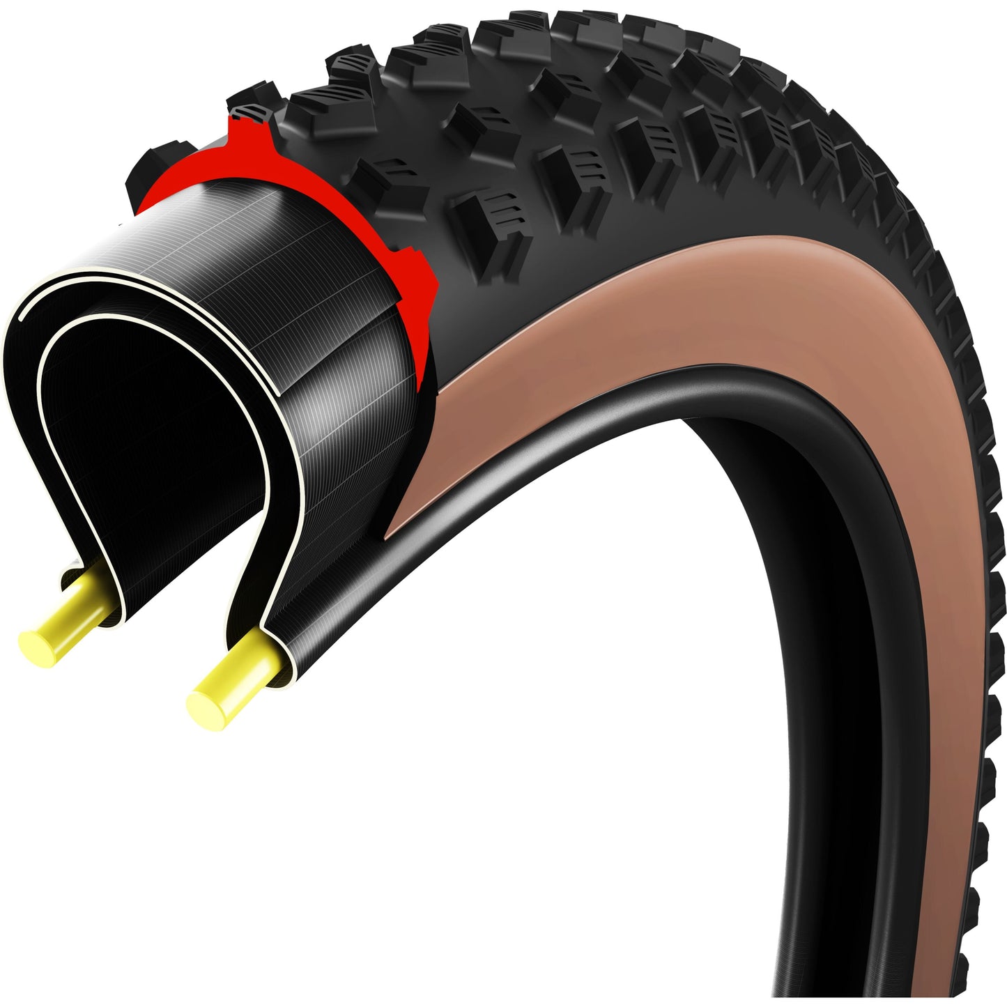 VITTORIA TORRENTE XC RACE 29" TLR GRAPHENE 2.0 FOLDING TYRE BROWN