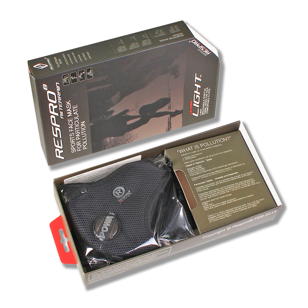 RESPRO ULTRALIGHT MASK BLACK