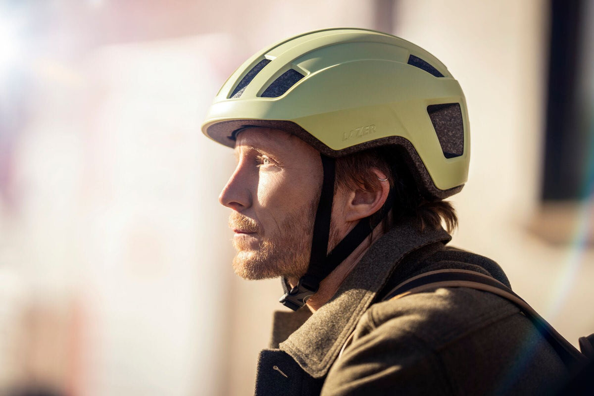 LAZER VERDE KINETICORE URBAN HELMET MATT LEMONGRASS