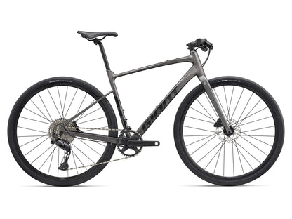 GIANT FASTROAD AR 1 HYBRID BIKE 2027 SATIN STEALTH CHROME