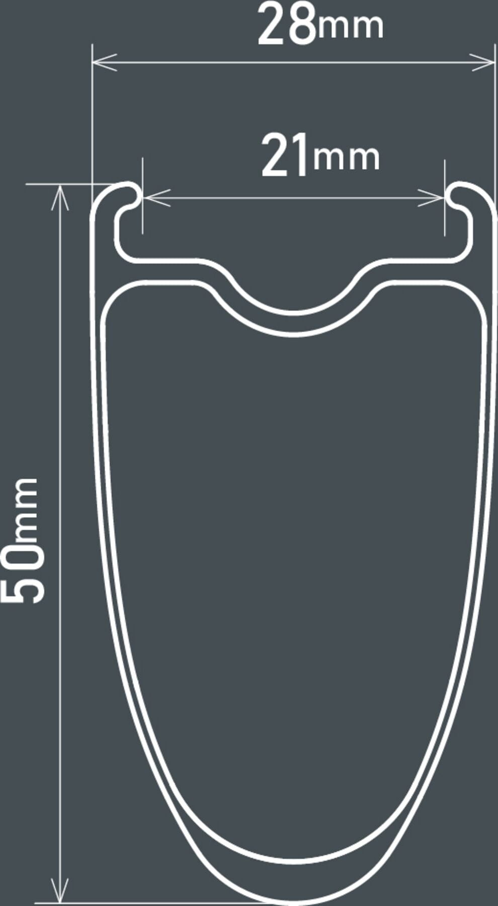 SHIMANO DURA ACE C50 TUBELESS FRONT WHEEL