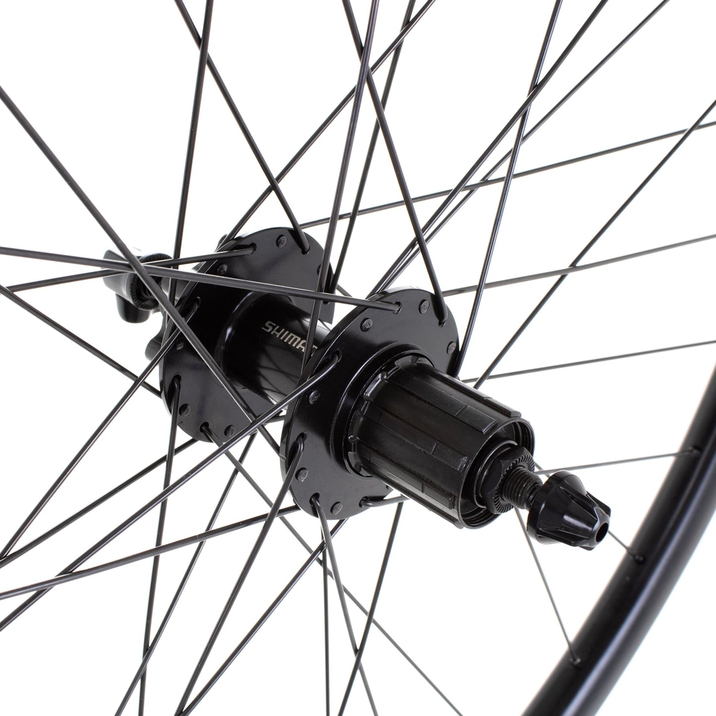 M PART GRAVEL REAR WHEEL SHIMANO QB 400 6B HUB ON SNIPER 24 RIM