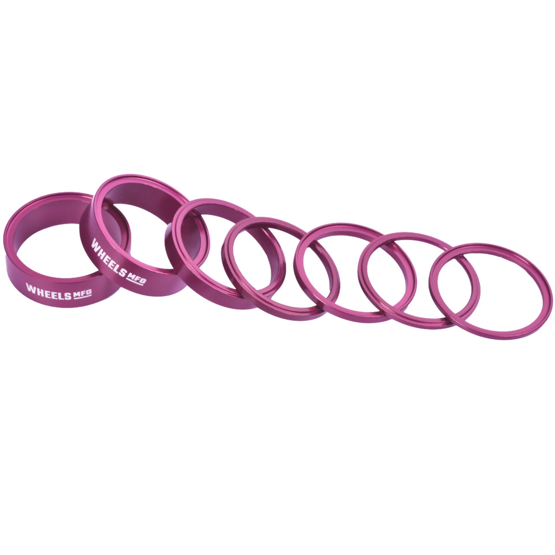 WHEELS MANUFACTURING STACKRIGHT HEADSET SPACER KIT - RED