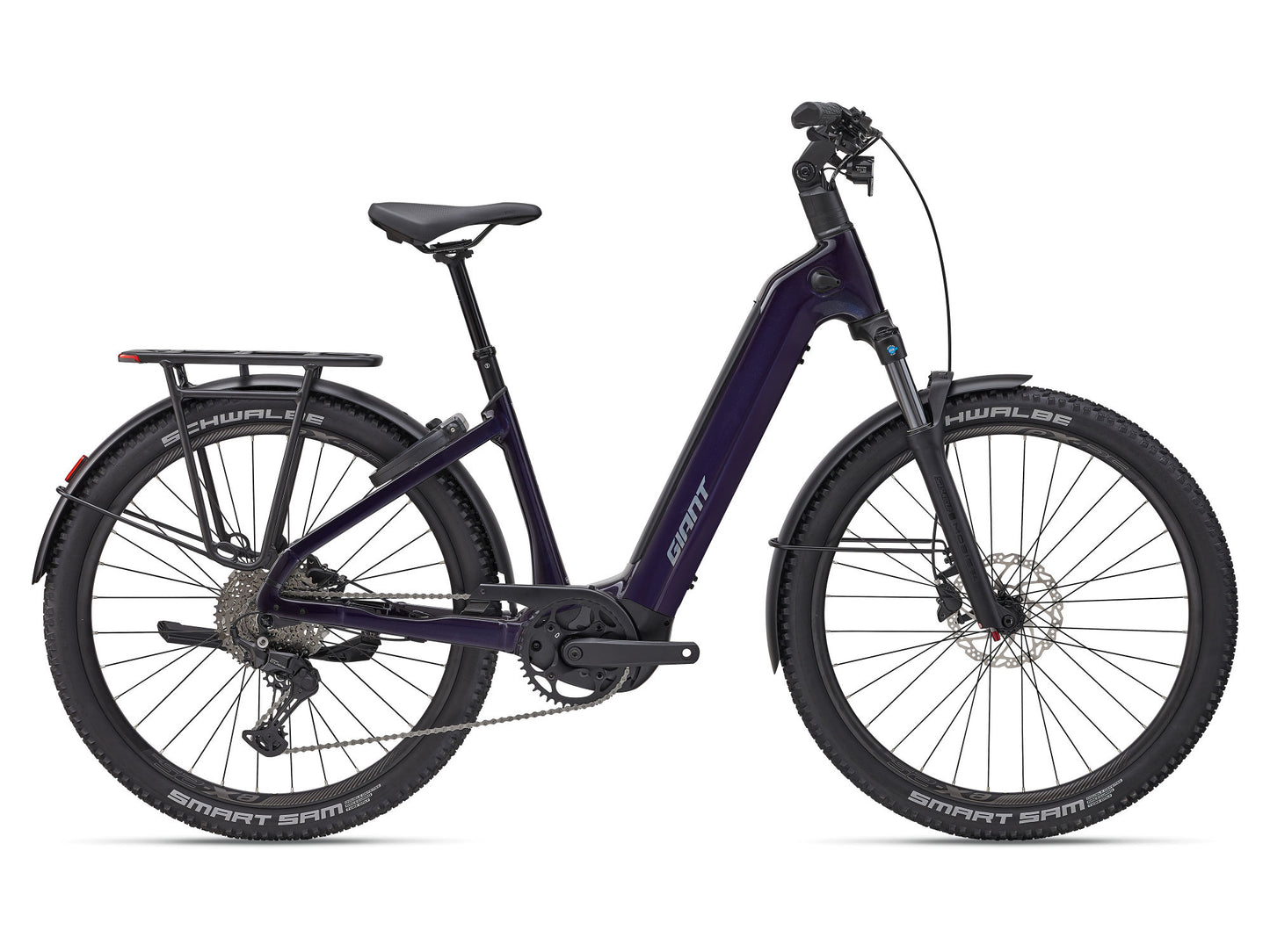 GIANT ANYTOUR X E+ 3 625Wh ELECTRIC HYBRID BIKE 2027 BLACK CURRANT