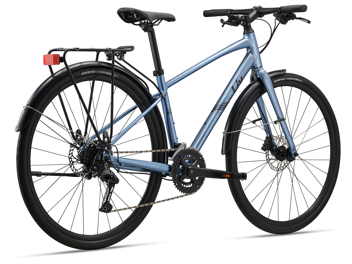 GIANT LIV ALIGHT DISC 2 CITY HYBRID BIKE 2026 FROST SILVER