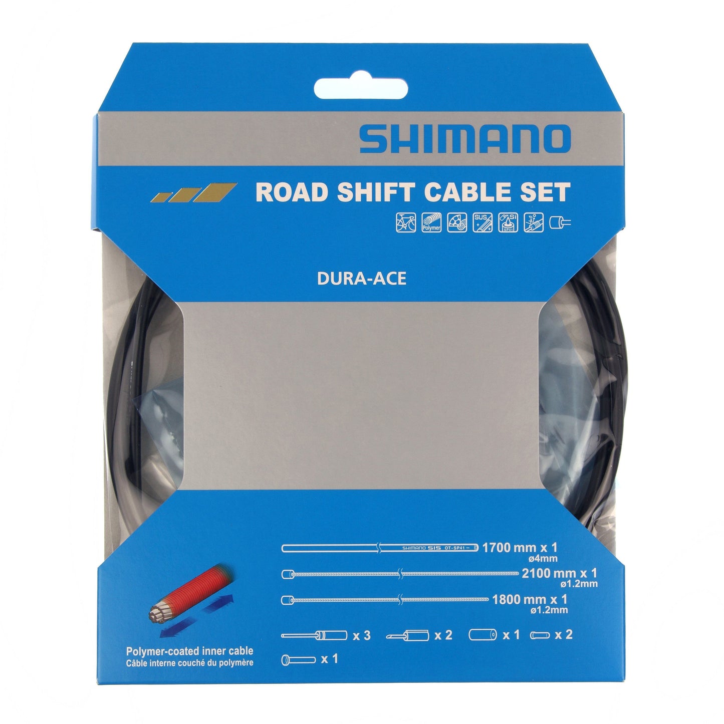 SHIMANO POLYMER SHIFT CABLE SET