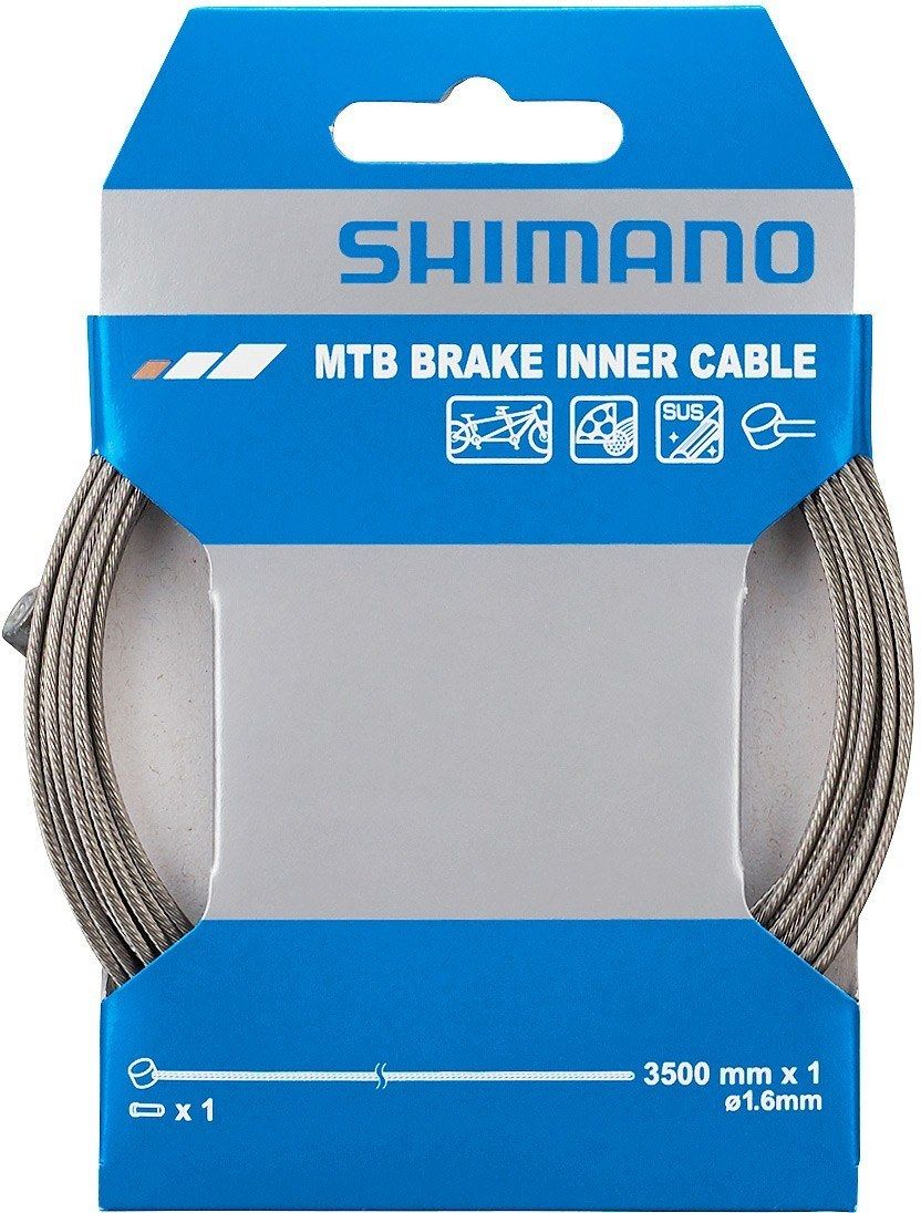 SHIMANO MTB TANDEM STAINLESS STEEL SUS BRAKE INNER CABLE 1.6mm x 3500mm