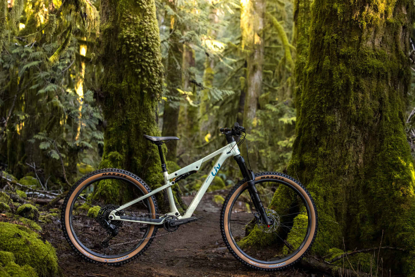 GIANT LIV EMBOLDEN FULL SUSPENSION MTB BIKE 2027 PALE MOSS